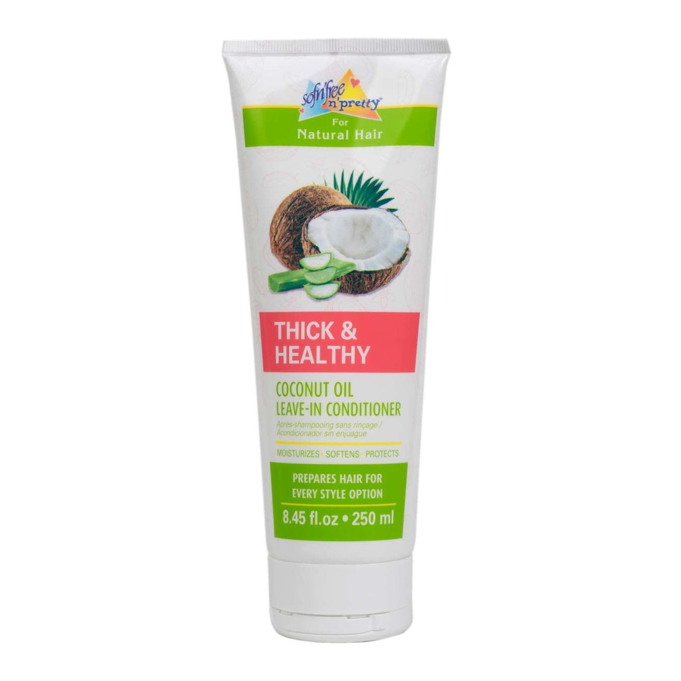 Sofnfree Pretty Thick Healthy Coconut Oil Leave-In Conditioner 8.45 Fl Oz