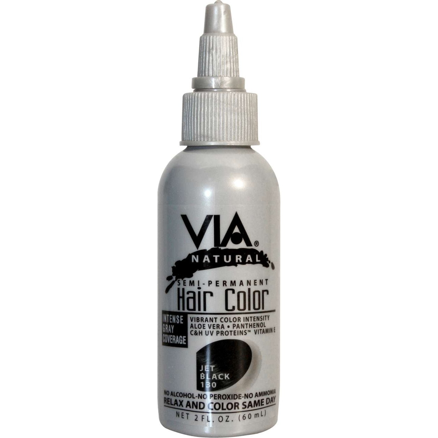 Via Natural Hair Color 130 Jet Black Via Natural Hair Color 130 Jet Black